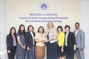 Ramathibodi School of Nursing welcomed delegates from Case Western Reserve University for a visit and giving special lectures.