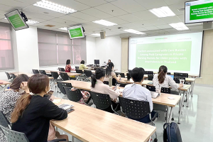 โครงการประชุมเชิงปฏิบัติการ เรื่อง “การติดตามความก้าวหน้าวิทยานิพนธ์ของนักศึกษาหลักสูตรพยาบาลศาสตรมหาบัณฑิต สาขาวิชาการพยาบาลเวชปฏิบัติผู้สูงอายุ สำหรับนักศึกษารหัส 62–66 ครั้งที่ 2” ประจำปีการศึกษา 2566