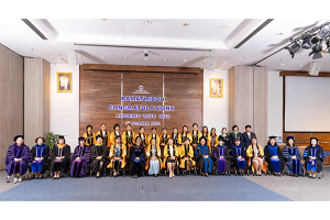 พิธีปัจฉิมนิเทศ มหาบัณฑิตและดุษฎีบัณฑิต โรงเรียนพยาบาลรามาธิบดี คณะแพทยศาสตร์โรงพยาบาลรามาธิบดี มหาวิทยาลัยมหิดล
