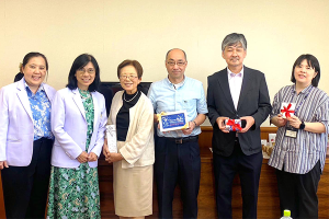 “Day 1 in Japan” - The administrative members visited Mie Prefectural College of Nursing in Japan.