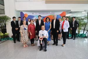 Ramathibodi School of Nursing, Faculty of Medicine Ramathibodi Hospital, Mahidol University, has launched an anthem, “Always Beside You”, at the NR X MS “Always Beside You” event.