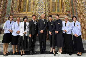 สภาอาจารย์รามาธิบดีร่วมกับโรงเรียนพยาบาลรามาธิบดี เข้าเฝ้าสมเด็จพระอริยวงศาคตญาณ สมเด็จพระสังฆราช สกลมหาสังฆปริณายก เนื่องในโอกาสครบรอบ 60 ปี คณะแพทยศาสตร์โรงพยาบาลรามาธิบดี มหาวิทยาลัยมหิดล และขอประทานพรปีใหม่ 2569