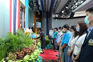 โรงเรียนพยาบาลรามาธิบดี เข้าร่วมพิธีถวายพระพรชัยมงคล เนื่องในวโรกาสมหามงคลวันเฉลิมพระชนมพรรษา สมเด็จพระนางเจ้าสิริกิติ์ 12 สิงหาคม