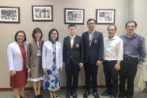 คณะผู้บริหารโรงเรียนพยาบาลรามาธิบดี เข้าร่วมเจราจาความร่วมมือด้านการศึกษาของหลักสูตรระดับบัณฑิตศึกษา