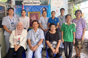 โรงเรียนพยาบาลรามาธิบดี “จัดกิจกรรมตรวจคัดกรองประชาชนในชุมชน เพื่อถวายเป็นพระราชกุศล แด่ สมเด็จพระนางเจ้าสิริกิติ์ พระบรมราชินีนาถ พระบรมราชชนนีพันปีหลวง”