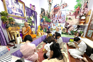 โรงเรียนพยาบาลรามาธิบดี ร่วมกับ สภาอาจารย์รามาธิบดี คณะแพทยศาสตร์โรงพยาบาลรามาธิบดี มหาวิทยาลัยมหิดล ร่วมทำบุญเพื่อความเป็นสิริมงคล ณ วัดพระเชตุพนวิมลมังคลารามราชวรมหาวิหาร (วัดโพธิ์)