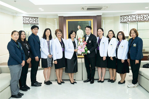 คณะผู้บริหาร โรงเรียนพยาบาลรามาธิบดี เข้าสวัสดีปีใหม่ คณะผู้บริหาร มหาวิทยาลัยมหิดล เนื่องในโอกาสวันขึ้นปีใหม่ 2569