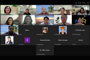 Ramathibodi School of Nursing, Faculty of Medicine Ramathibodi Hospital, Mahidol University, held an online collaborative meeting with the Faculty of Nursing, University of Colombo, Sri Lanka, via the Zoom platform.