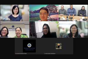 Ramathibodi School of Nursing, Faculty of Medicine Ramathibodi Hospital, Mahidol University, held an online meeting with the executives from Tehran University of Medical Sciences, Iran.