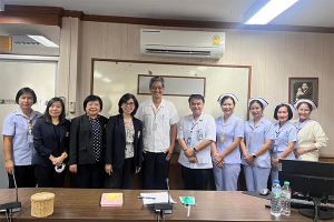 การเจรจาความร่วมมือการเป็นแหล่งฝึกปฏิบัติงานของนักศึกษาพยาบาล ณ โรงพยาบาลสมเด็จพระยุพราชด่านซ้าย จังหวัดเลย