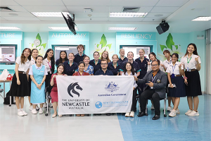 อาจารย์และนักศึกษาจาก The University of Newcastle เครือรัฐออสเตรเลีย เดินทางศึกษาดูงานการจัดการเรียนการสอน พร้อมทั้งเยี่ยมชมสิ่งสนับสนุนการเรียนรู้และชุมชน