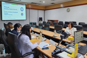 การต้อนรับผู้บริหารจาก Kunming Medical University สาธารณรัฐประชาชนจีน