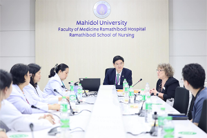 Ramathibodi School of Nursing, Faculty of Medicine Ramathibodi Hospital, Mahidol University, welcomed Professor Karen Nelson, Provost from University of Southern Queensland, Australia.