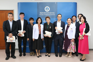 The administrators from Ramathibodi School of Nursing welcomed the administrators from Teikyo University of Science, Japan.