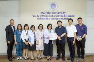 คณะผู้บริหาร และคณาจารย์ โรงเรียนพยาบาลรามาธิบดี ร่วมให้การต้อนรับ คณะผู้บริหาร จาก Graduate School of Medicine, The University of Osaka และ Osaka Institute of Public Health ประเทศญี่ปุ่น