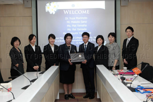 ต้อนรับนักศึกษาแลกเปลี่ยนจาก Mie Prefectural College of Nursing ประเทศญี่ปุ่น 