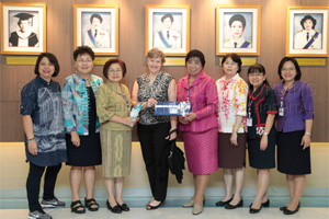 ต้อนรับ Professor Dr.Gwen Sherwood จาก University of North Carolina at Chapel Hill, School of Nursing, ประเทศสหรัฐอเมริกา