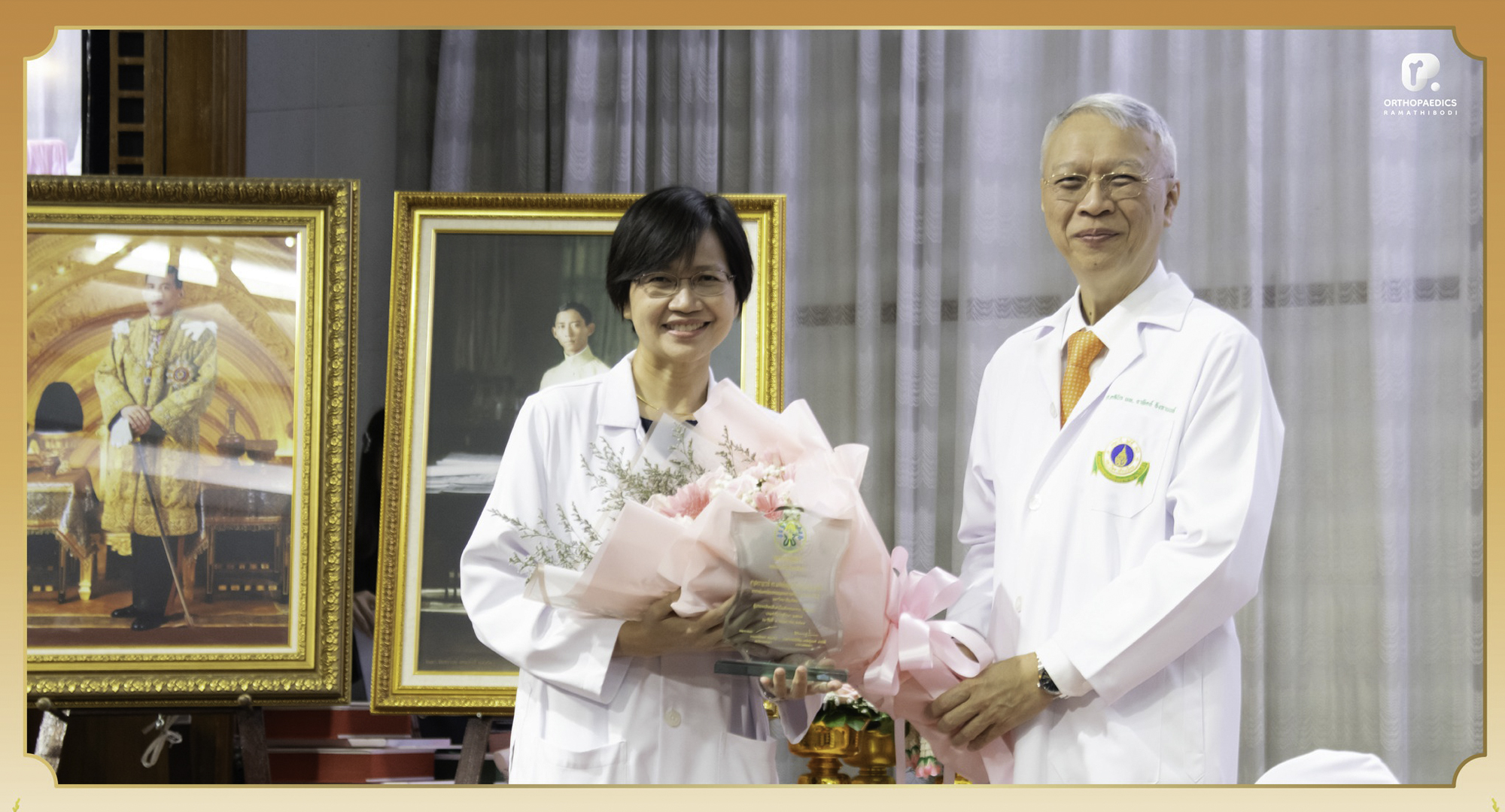 ภาควิชาออร์โธปิดิกส์ขอแสดงความยินดีกับ ศ.ดร.พญ.ภัทรวัณย์ วรธนารัตน์ กับรางวัล “ผู้ประพฤติตนดีเด่นด้านคุณธรรมจริยธรรมของแพทยสภา ประจำปี 2568”