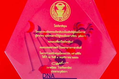 โล่เกียรติคุณโครงการเฉลิมพระเกียรติ