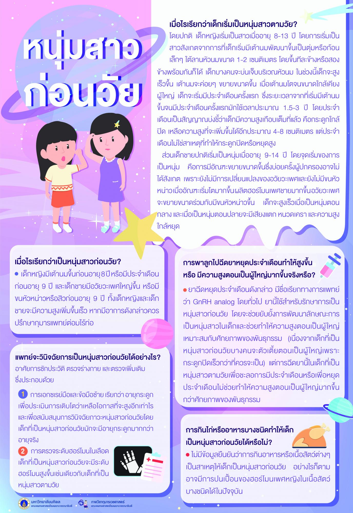 หนุ่มสาวก่อนวัย