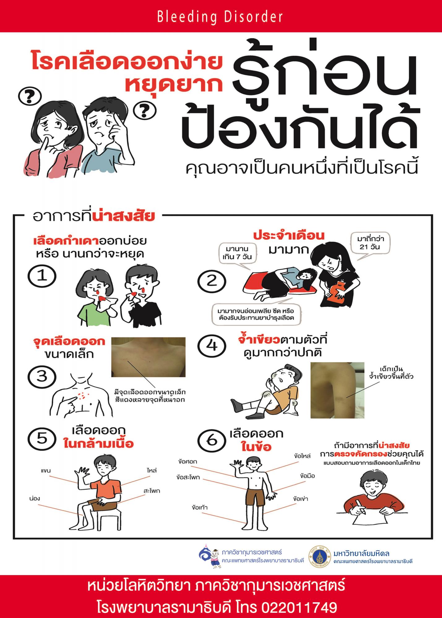 โรคเลือดออกง่าย หยุดยาก