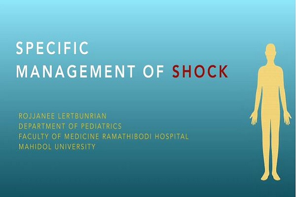 Specific management of shock 