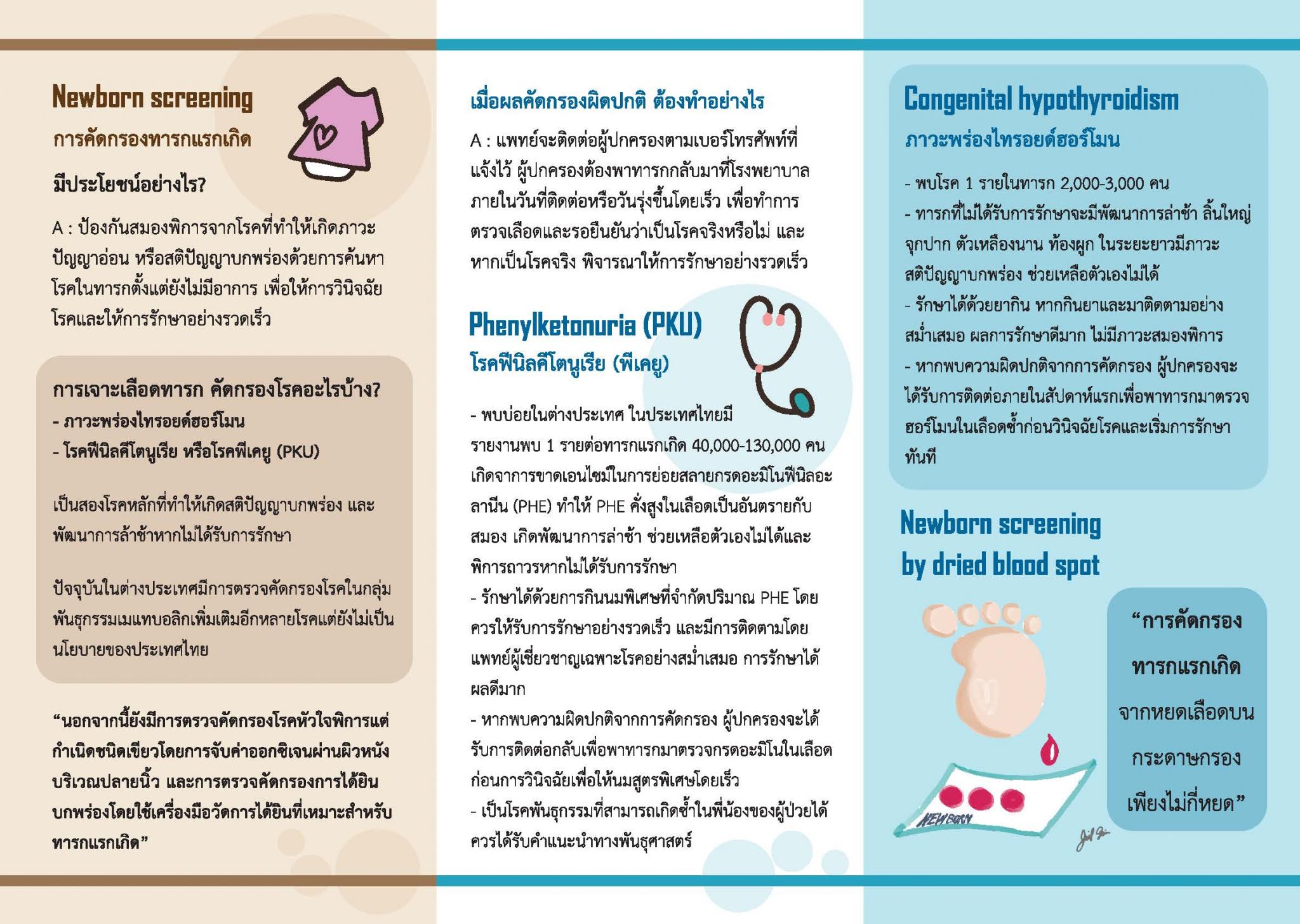 การตรวจคัดกรองทารกแรกเกิด