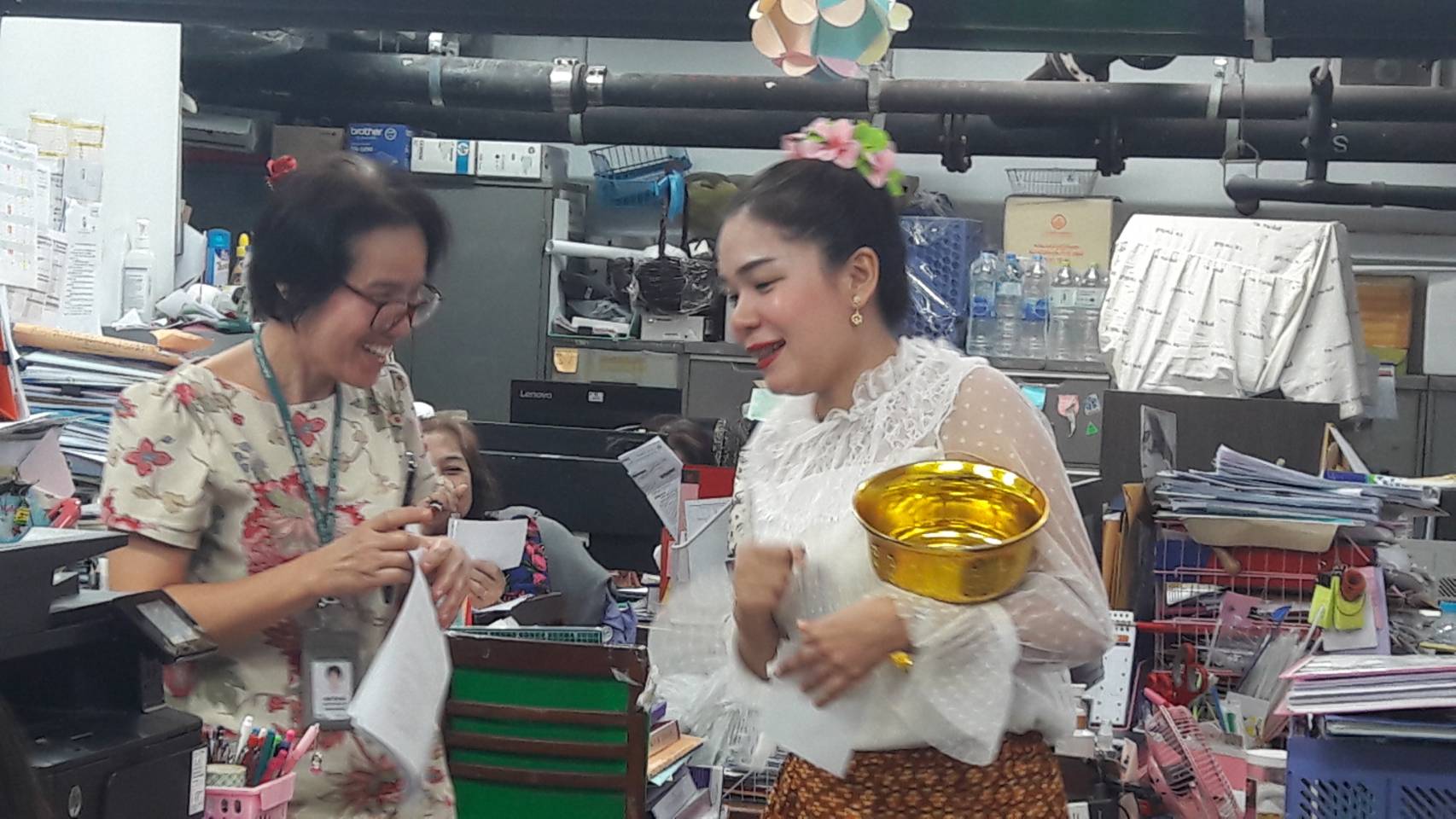ประชาสัมพันธ์ QR Cade แบบประเมินความพึงพอใจงานบริหารโรงพยาบาลรามาธิบดี