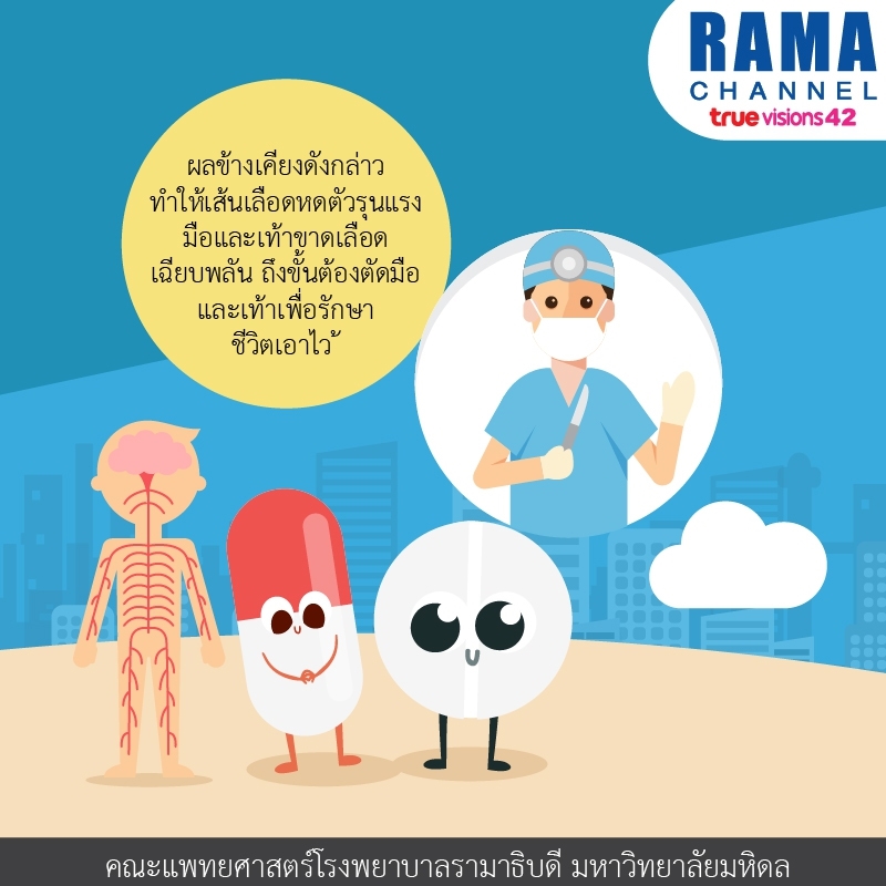 ผลข้างเคียงของ ยารักษาไมเกรน ที่อาจถึงขั้นเสียมือและเท้า