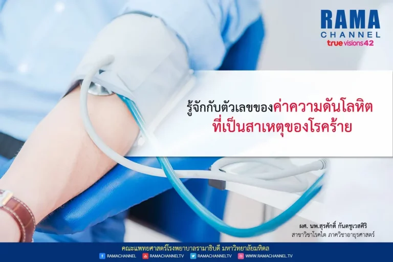 ความดันโลหิต ของตนเอง ทำให้ไม่ทราบถึงความเสี่ยงในการเกิดโรคร้ายที่มีสาเหตุ