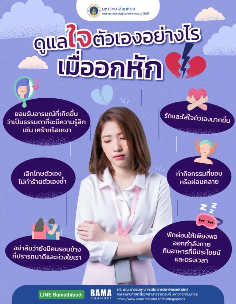 อกหัก ดูแลหัวใจ ผิดหวัง