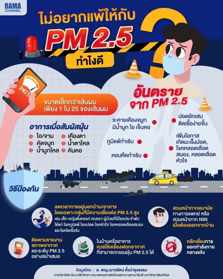 PM 2.5 ฝุ่น