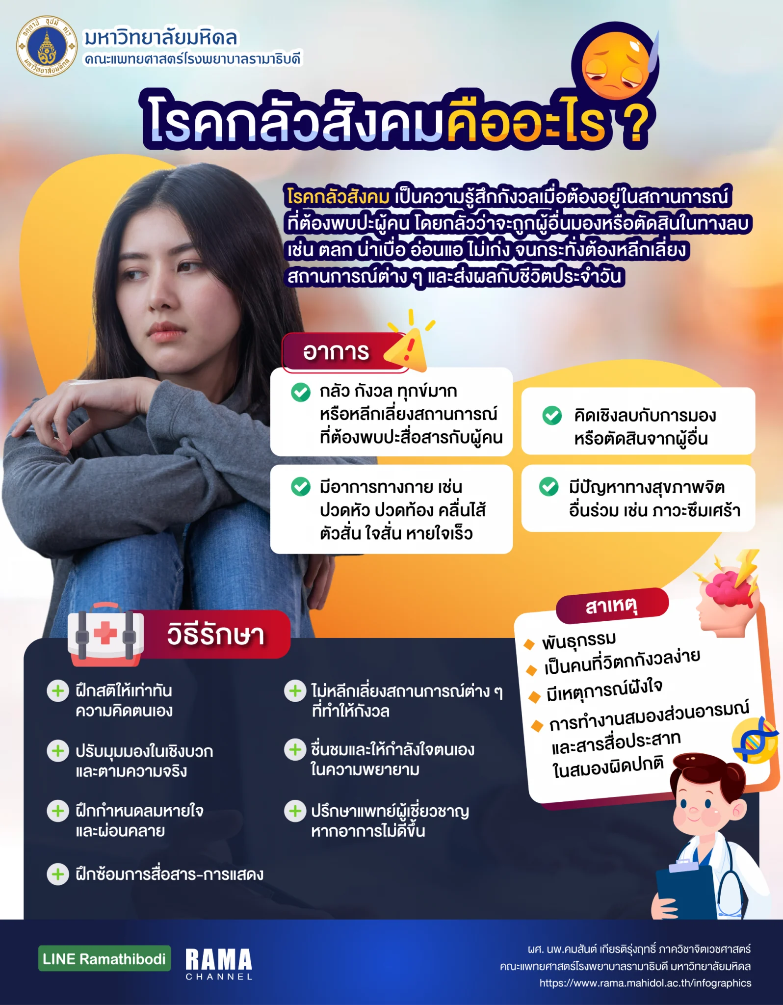 โรคกลัวสังคม ผู้คน