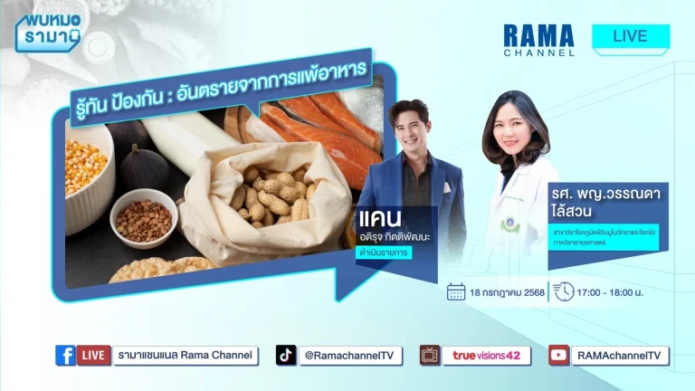 รู้ทัน ป้องกัน อันตรายจากการแพ้อาหาร