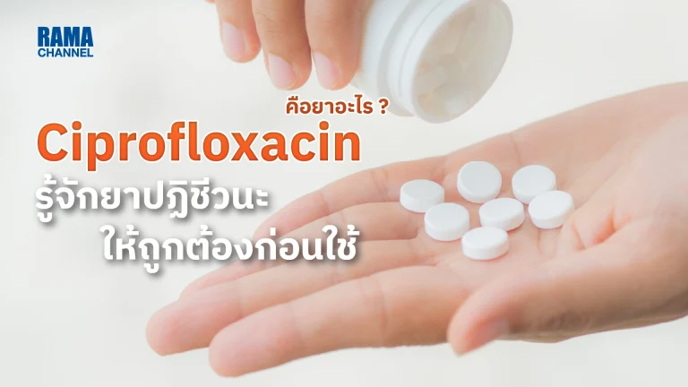 Ciprofloxacin คือยาอะไร รู้จักยาปฏิชีวนะให้ถูกต้องก่อนใช้