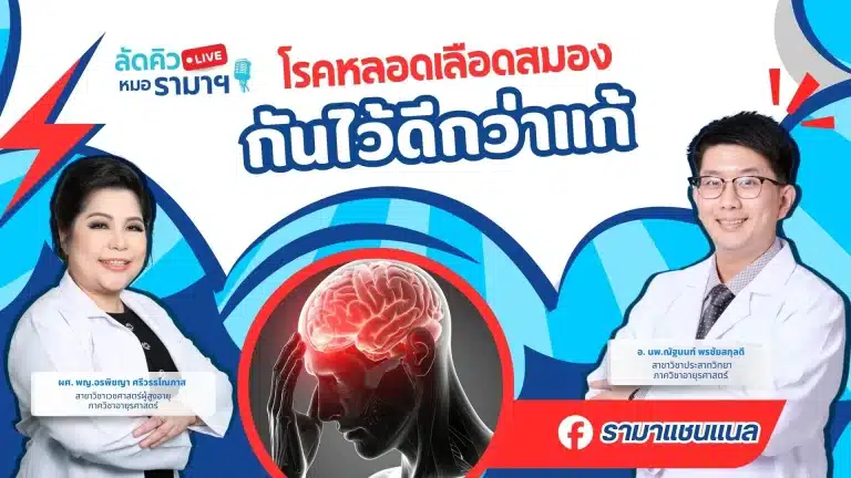 โรคหลอดเลือดสมอง กันไว้ดีกว่าแก้