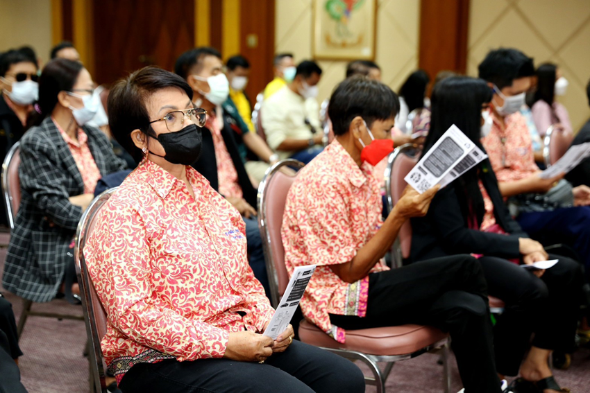 คณะผู้บริหาร และเจ้าหน้าที่จากสำนักงานเทศบาลเมืองบ้านสวน จังหวัดชลบุรี เข้าศึกษาดูงาน ณ วิทยาลัยราชสุดา มหาวิทยาลัยมหิดล
