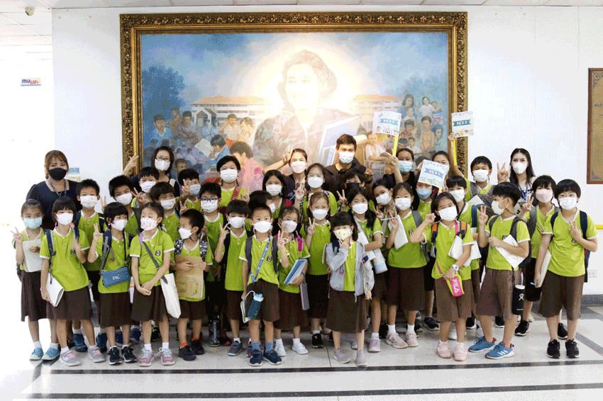 คณะนักเรียนในระดับชั้นประถมศึกษาปีที่ 1 – 6 ครู และผู้ปกครอง จากศูนย์การเรียนปฐมธรรม จังหวัดกรุงเทพมหานคร เข้าเยี่ยมชมและศึกษาดูงาน