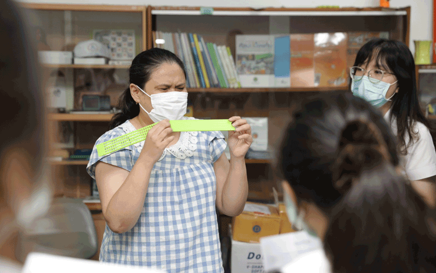 นักศึกษาแพทย์ชั้นปีที่ 4 จากภาควิชาจักษุวิทยา คณะแพทยศาสตร์โรงพยาบาลรามาธิบดี มหาวิทยาลัยมหิดล เข้าศึกษาดูงานงานบริการวิชาการด้านคนพิการทางการเห็น