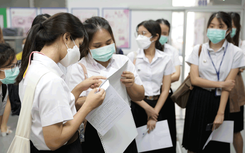 นักศึกษาแพทย์ชั้นปีที่ 4 จากภาควิชาจักษุวิทยา คณะแพทยศาสตร์โรงพยาบาลรามาธิบดี มหาวิทยาลัยมหิดล เข้าศึกษาดูงานงานบริการวิชาการด้านคนพิการทางการเห็น