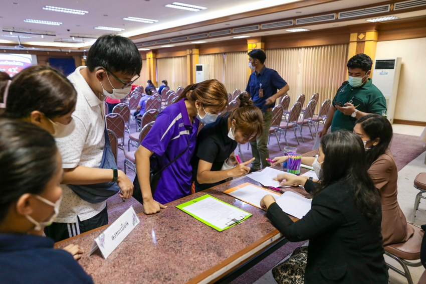 ภาพ โครงการฝึกซ้อมแผนอพยพและเตรียมความพร้อมต่อภัยพิบัติหรือสภาวะฉุกเฉิน วิทยาลัยราชสุดา มหาวิทยาลัยมหิดล