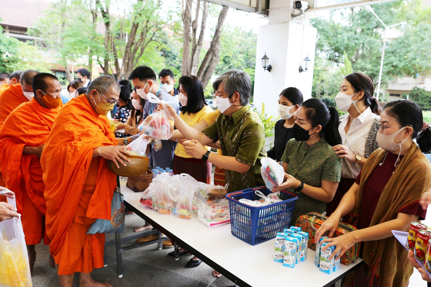 วิทยาลัยราชสุดา มหาวิทยาลัยมหิดล จัดพิธีทำบุญเนื่องในวันขึ้นปีใหม่ 2566
