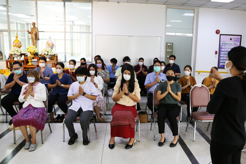 วิทยาลัยราชสุดา มหาวิทยาลัยมหิดล จัดพิธีทำบุญเนื่องในวันขึ้นปีใหม่ 2566
