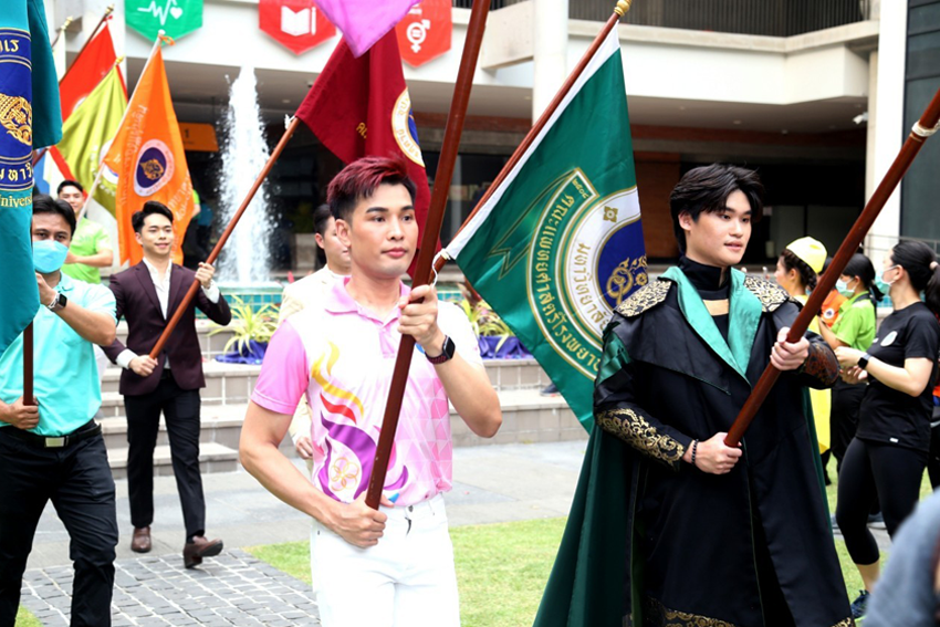 พิธีเปิดกีฬาบุคลากรมหาวิทยาลัยมหิดล ประจำปีงบประมาณ 2566 Good Health and Well-Being