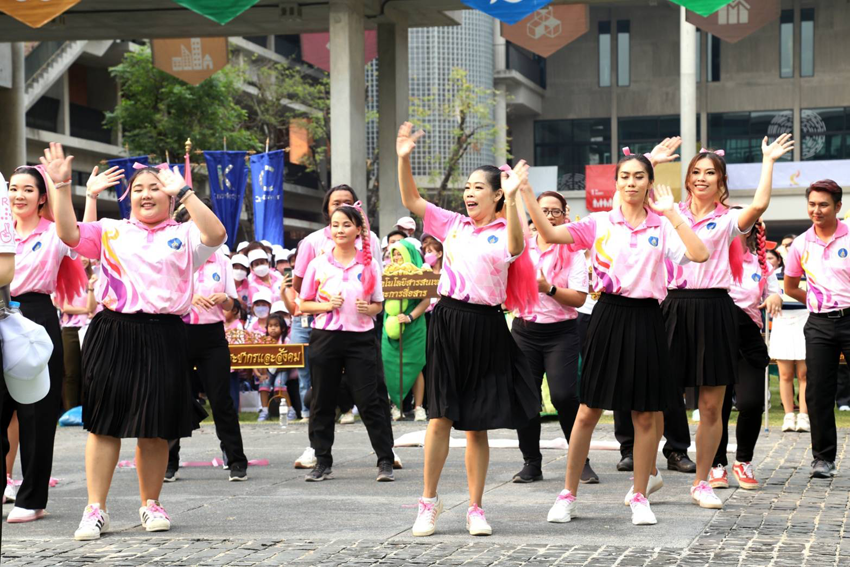 พิธีเปิดกีฬาบุคลากรมหาวิทยาลัยมหิดล ประจำปีงบประมาณ 2566 Good Health and Well-Being