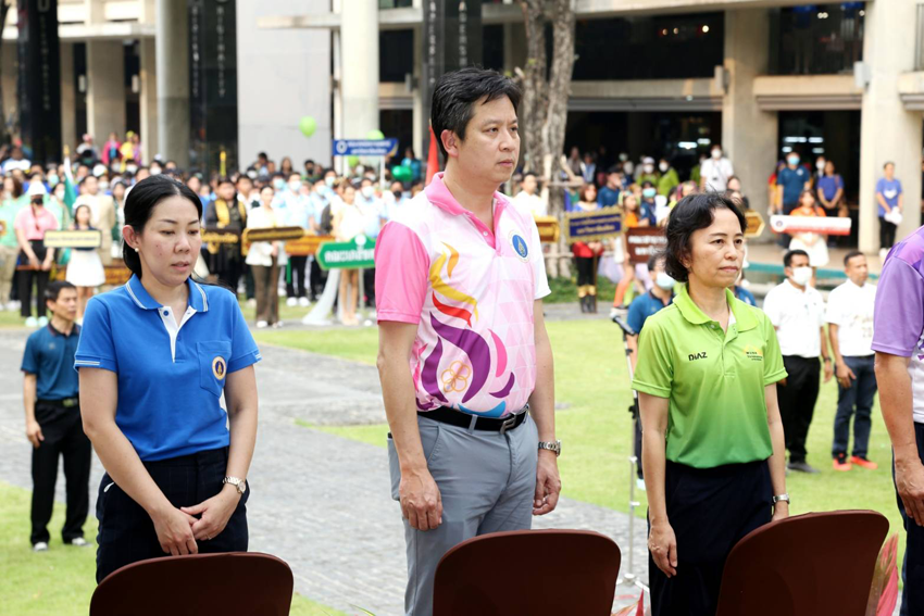 พิธีเปิดกีฬาบุคลากรมหาวิทยาลัยมหิดล ประจำปีงบประมาณ 2566 Good Health and Well-Being