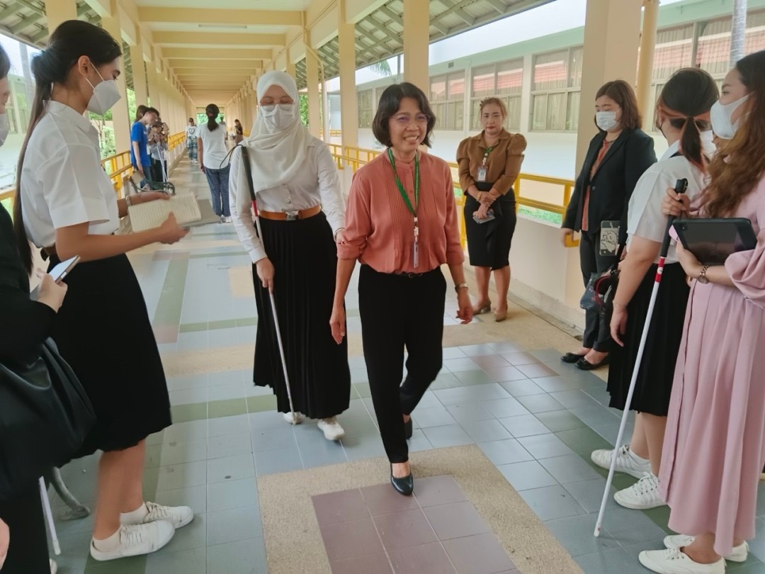 คณะจิตวิทยา วิทยาลัยเซนต์หลุยส์ ในการเข้าเยี่ยมชมและศึกษาดูงานด้านงานฟื้นฟูสมรรถภาพผู้พิการ