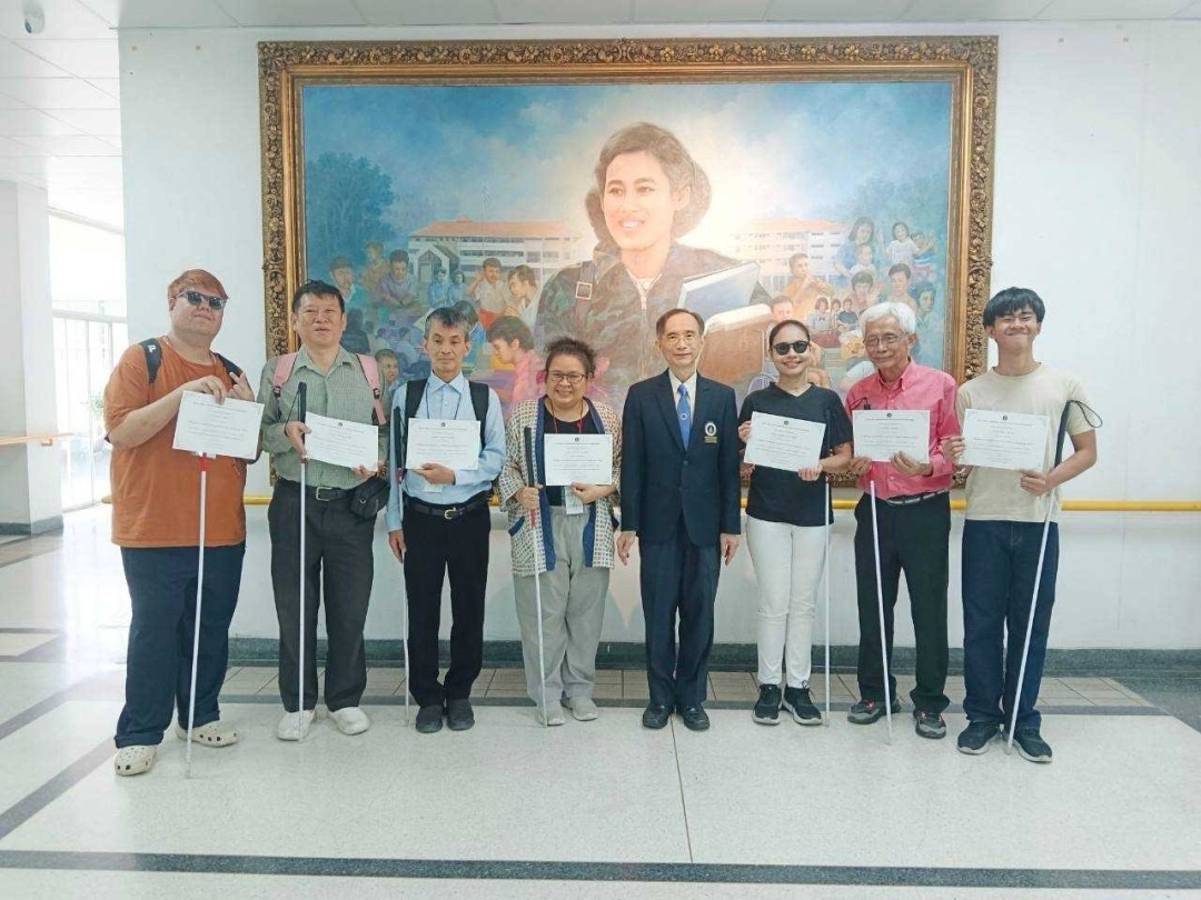 ข่าวพิธีปิดโครงการบริการฟื้นฟูสมรรถภาพคนพิการทางการเห็น ประจำปีงบประมาณ 2567 รุ่นที่ 3