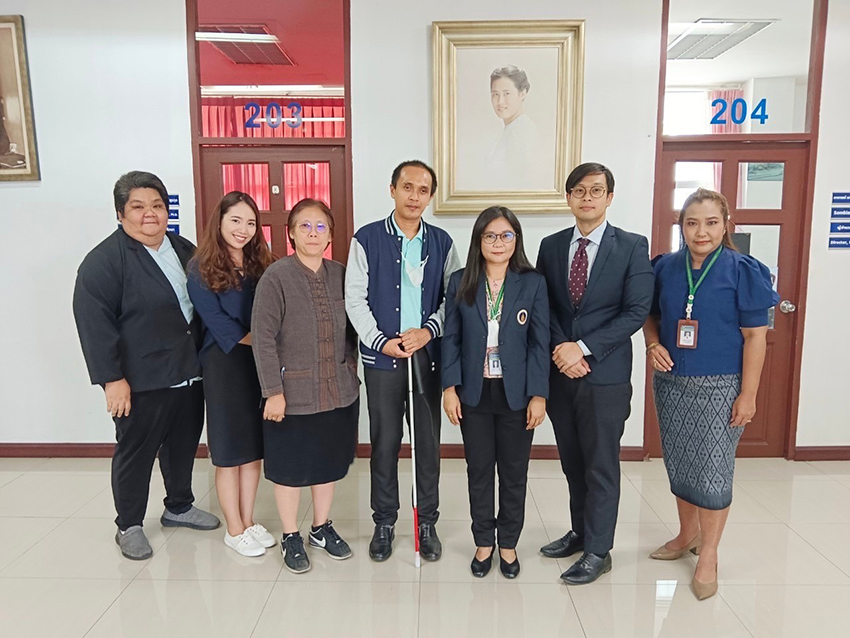 สถาบันวิจัยพฤติกรรมศาสตร์ มหาวิทยาลัยศรีนครินทรวิโรฒ เยี่ยมชมและศึกษาดูงานบริการวิชาการด้านคนพิการทางการเห็น และหน่วยเทคโนโลยีสิ่งอำนวยความสะดวกสำหรับคนพิการ สถาบันวิจัยพฤติกรรมศาสตร์ มหาวิทยาลัยศรีนครินทรวิโรฒ เยี่ยมชมและศึกษาดูงานบริการวิชาการด้านคนพิการทางการเห็น และหน่วยเทคโนโลยีสิ่งอำนวยความสะดวกสำหรับคนพิการ
