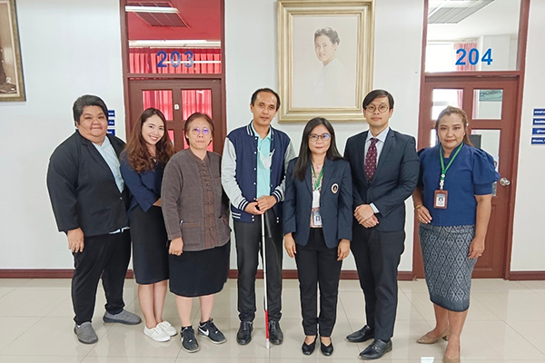 สถาบันวิจัยพฤติกรรมศาสตร์ มหาวิทยาลัยศรีนครินทรวิโรฒ เยี่ยมชมและศึกษาดูงานบริการวิชาการด้านคนพิการทางการเห็น และหน่วยเทคโนโลยีสิ่งอำนวยความสะดวกสำหรับคนพิการ